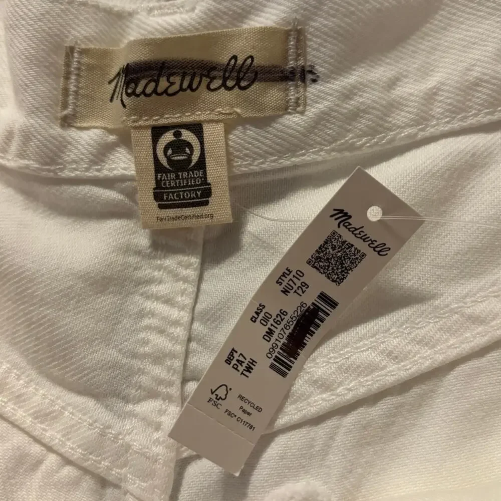 Madewell White Wide-Leg Jeans - Picture 8 of 16
